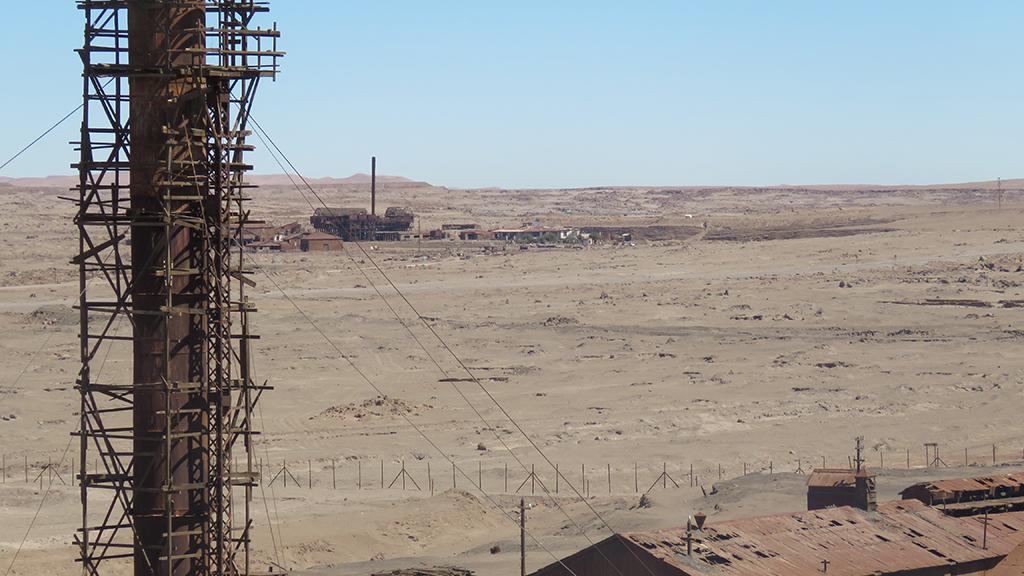 Humberstone y Santa Laura se ubican a 1,5 km de distancia entre sí ©SNPC_Archivo CNSPM