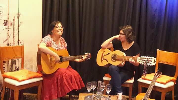 Las payadoras Cecilia Astorga y Antonieta Contreras participarán por primera vez en este evento.