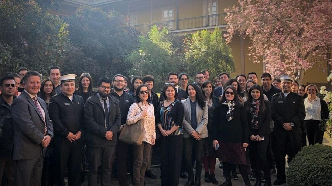 Funcionarios en la Recoleta Domínica
