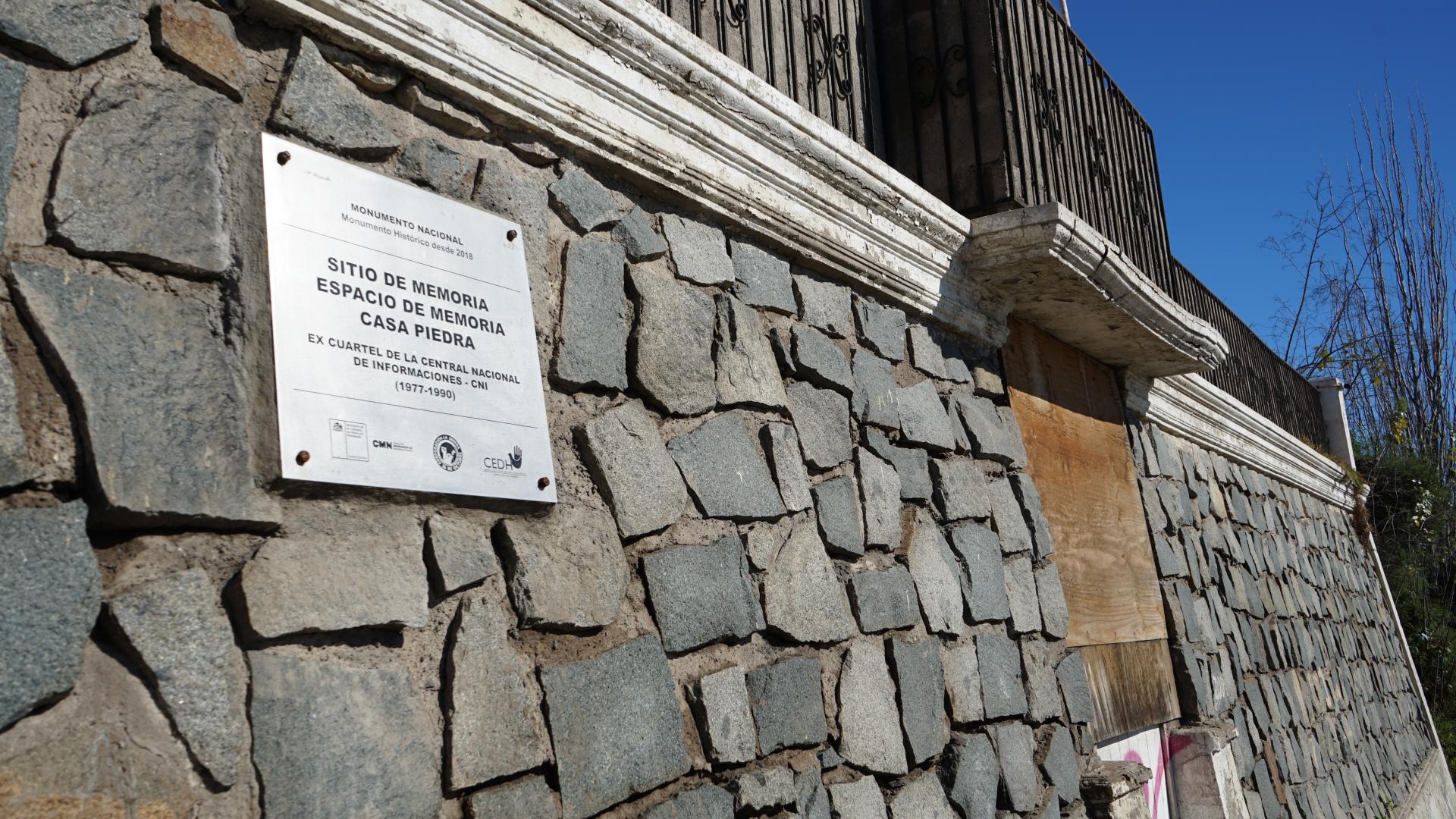 Sitio de memoria Casa Piedra