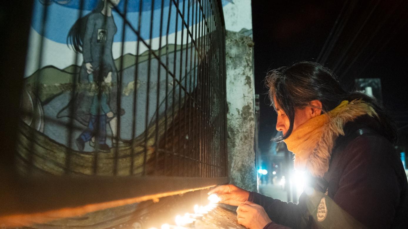 Velatón Casa de la Memoria de Valdivia 