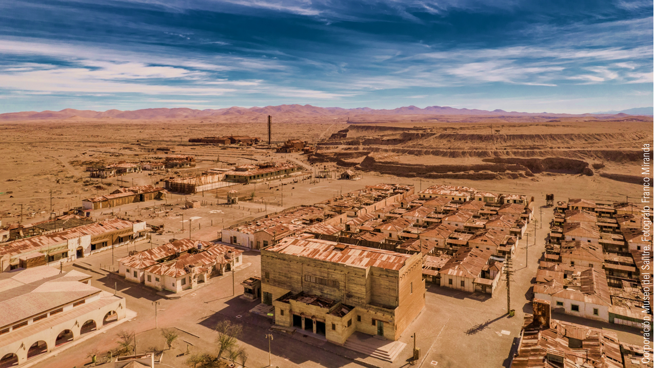 Imágenes Sitio Patrimonio Mundial - Humberstone Santa Laura - Plaza Humberstone - Foto  Franco Miranda - Museo del Salitre 