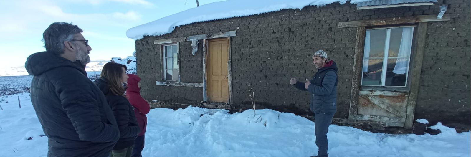 Imagen de visita al puesto Las Flores de Cerro Guido, comunia de Torres el Paine, Región de Magallanes