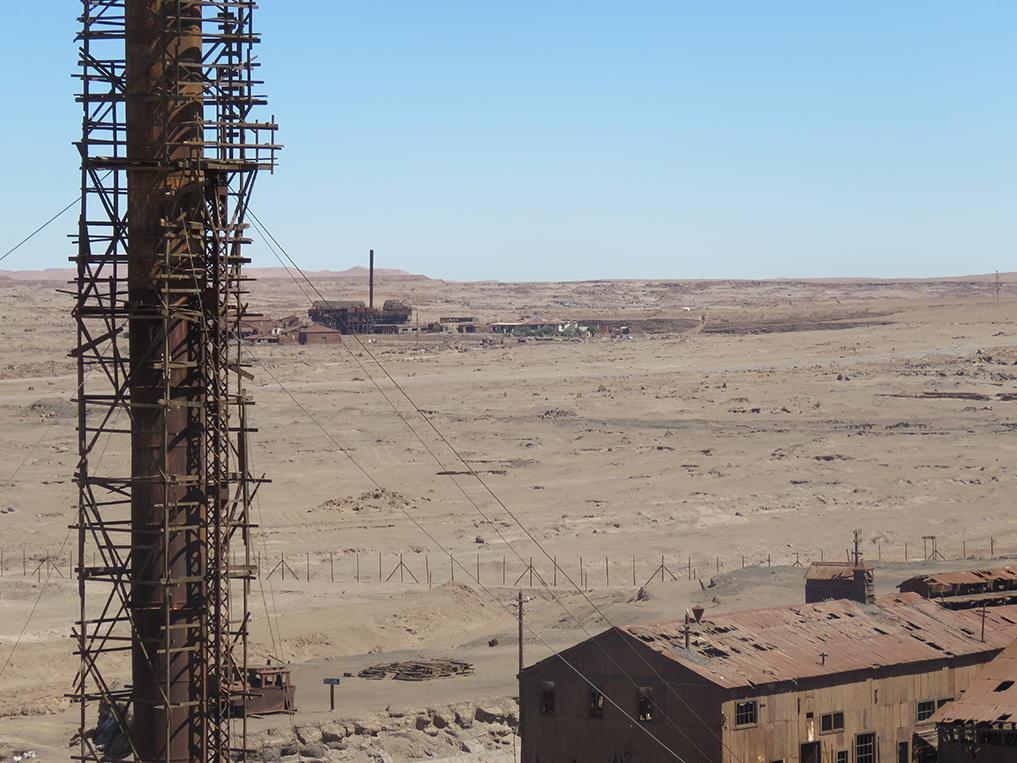 Humberstone y Santa Laura se ubican a 1,5 km de distancia entre sí ©SNPC_Archivo CNSPM