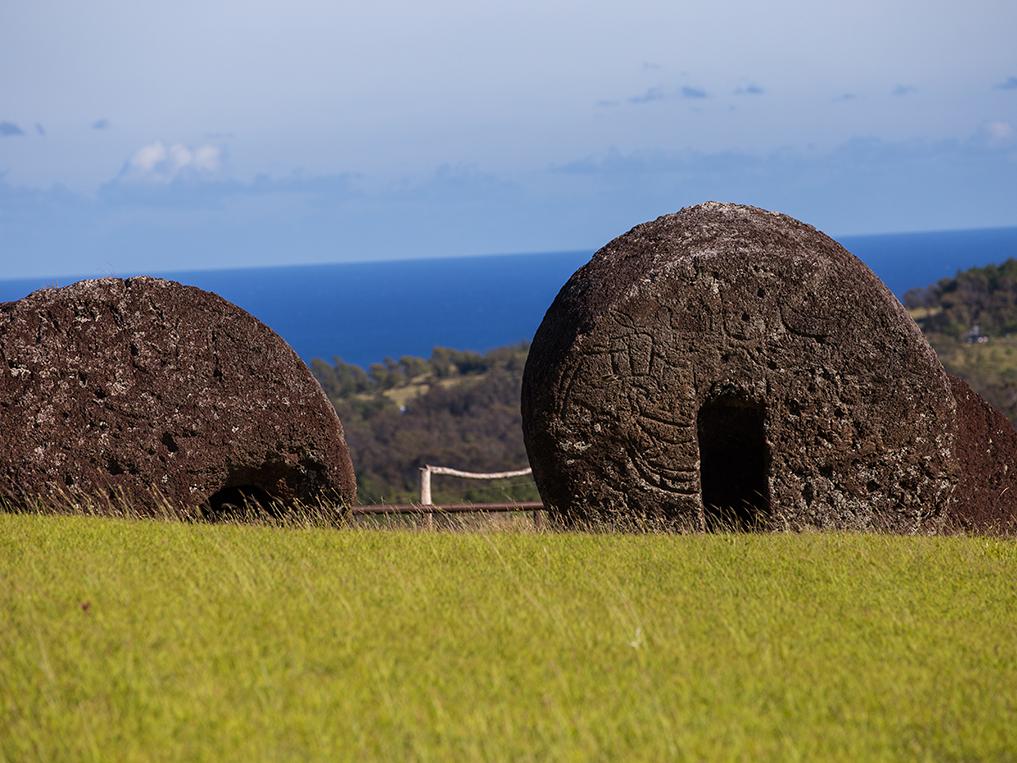 Puna Pau, cantera de  los pukao de escoria roja