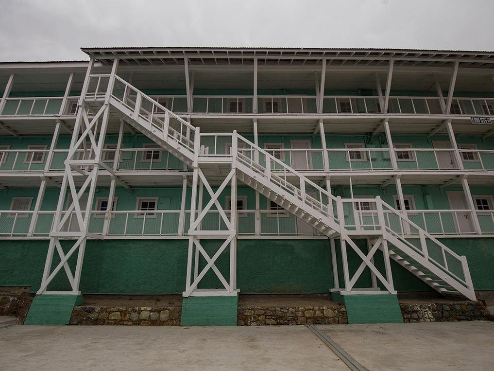 Edificio N°35 Residencia de familias obreras. Fue restaurado entre 2016 y 2018