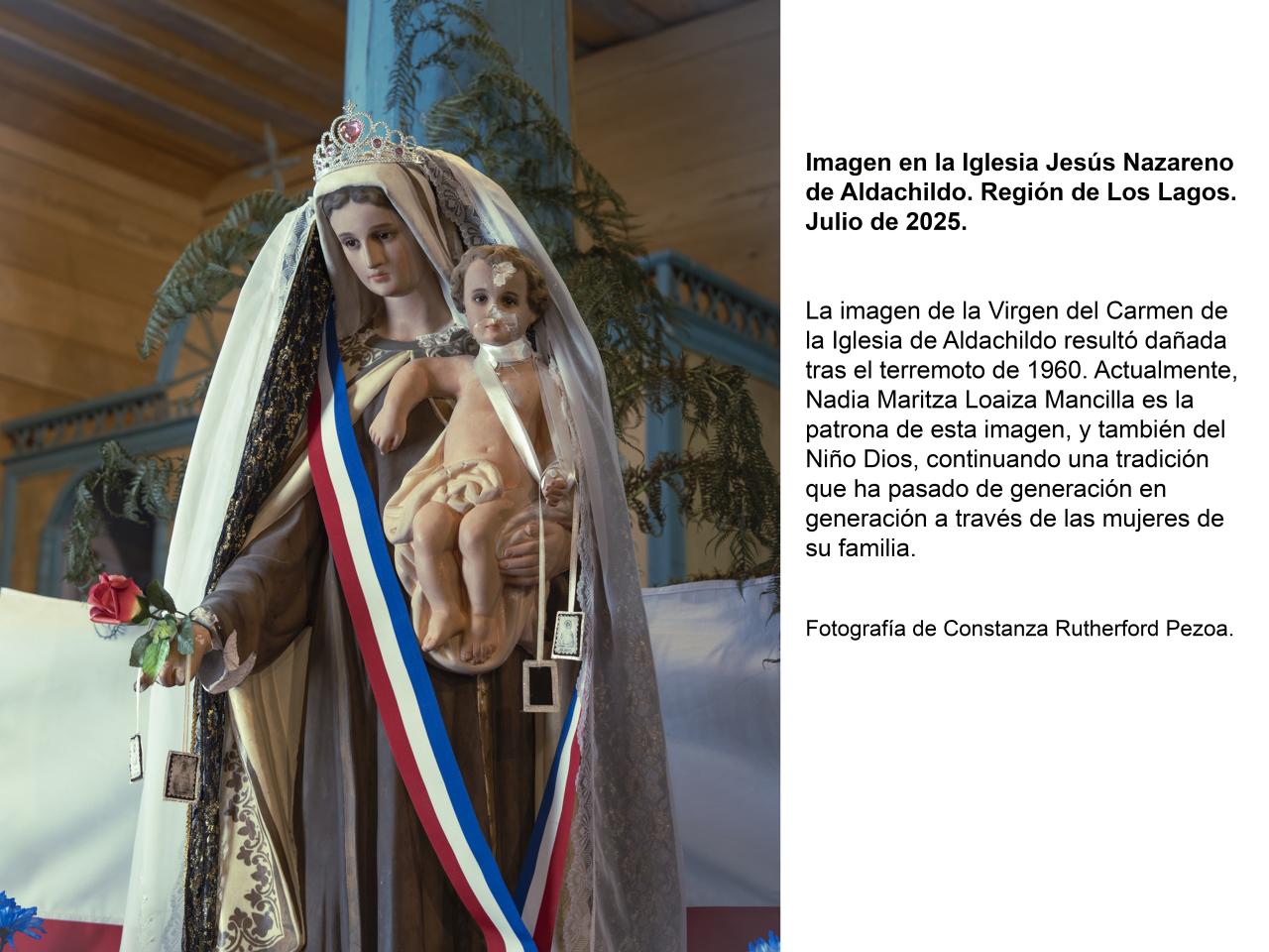 Imagen en la Iglesia Jesús Nazareno de Aldachildo