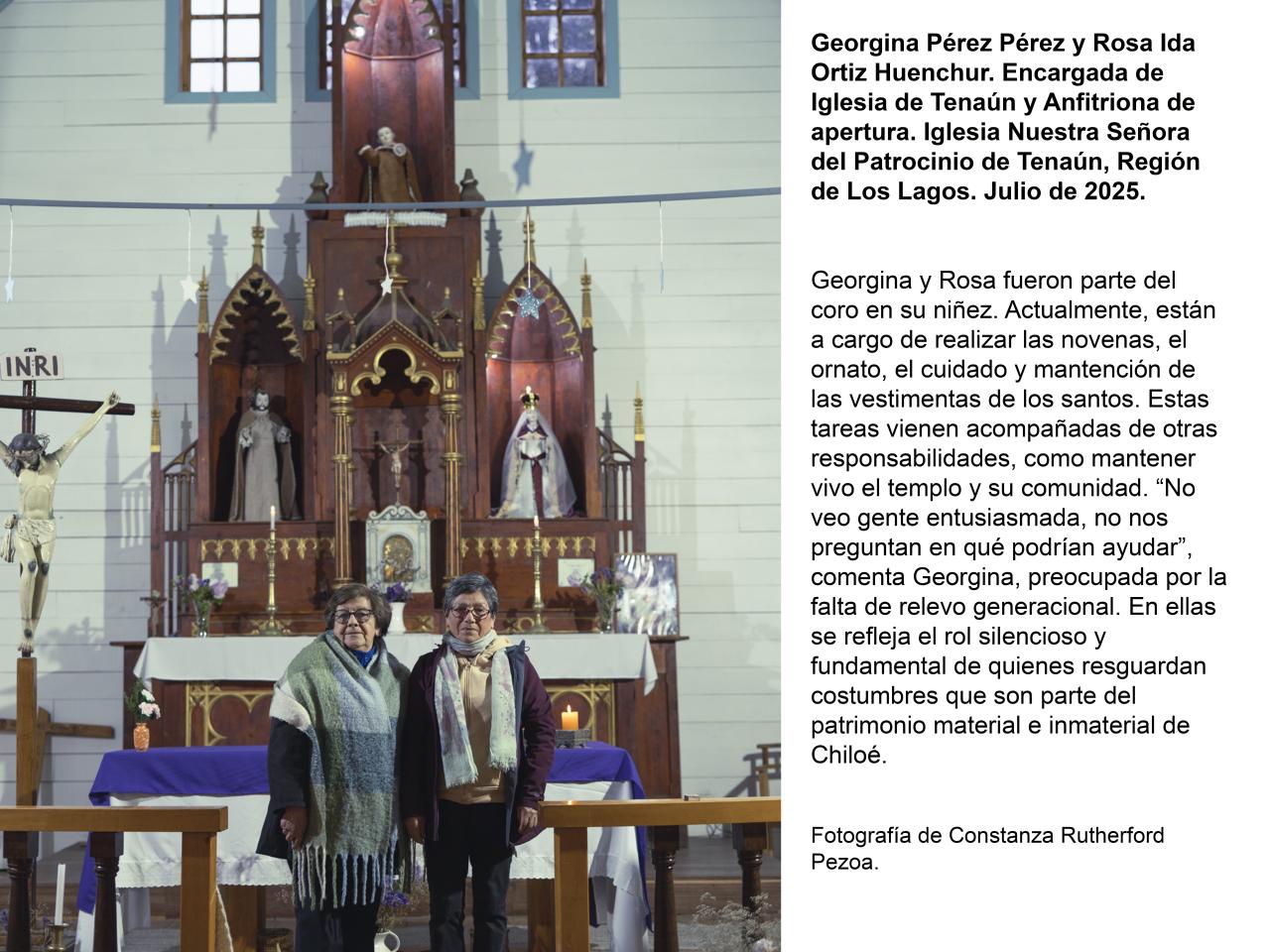 Georgina Pérez Pérez y Rosa Ida Ortiz Huenchur