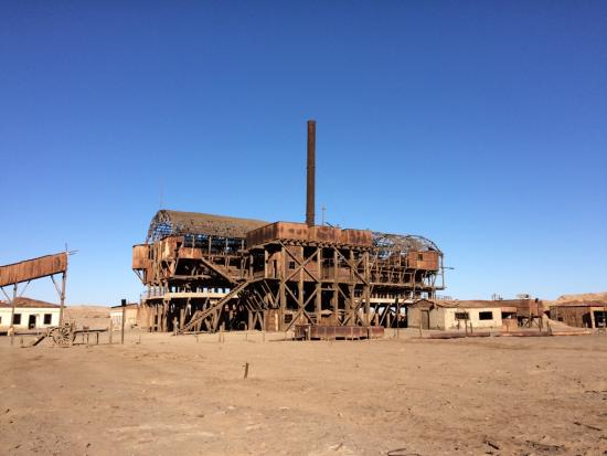 Planta de lixiviación, Oficinas Salitreras Humberstone y Santa Laura, Chile. Archivo CNSPM