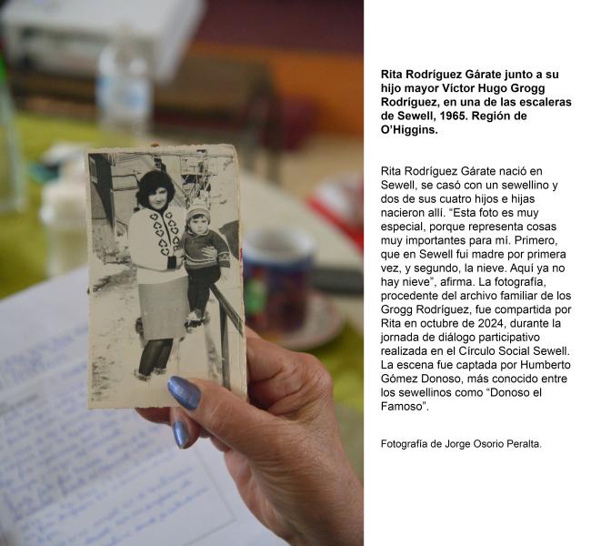 Rita Rodríguez Gárate junto a su hijo Víctor Hugo Grogg