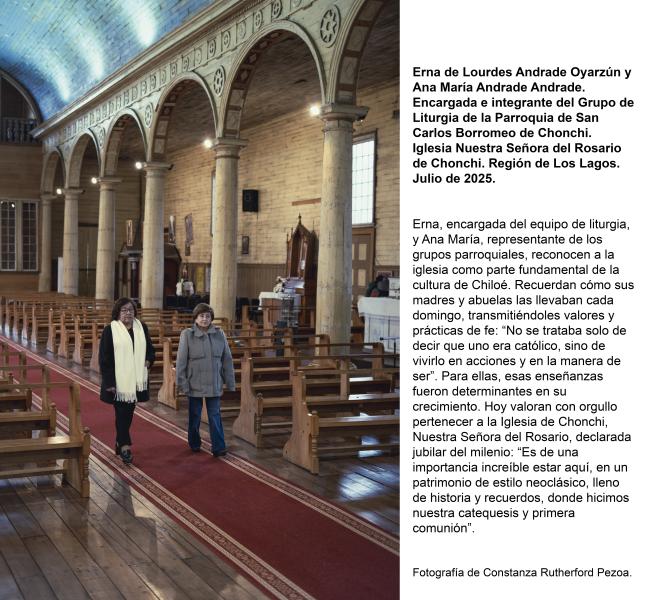 Erna de Lourdes Andrade Oyarzún y Ana María Andrade Andrade